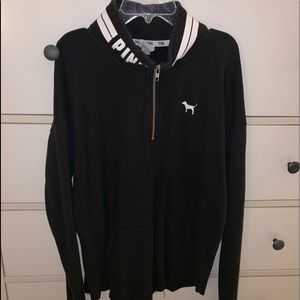 PINK zip up sweatshirt